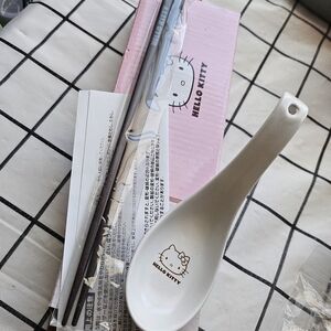 Hello Kitty Spoon and Chopsticks Set